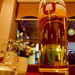 Dorfstüberl Cafe-Restaurant - Austria has tall mountains and tall beers.  My Spaten hits the mark.