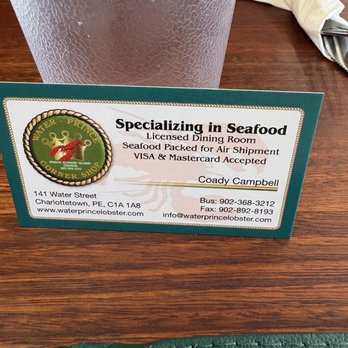 Water Prince Corner Shop - Seafood Near Me - Charlottetown, Prince Edward Island Water Prince Corner Shop - Seafood Near Me - Charlottetown, Prince Edward Island