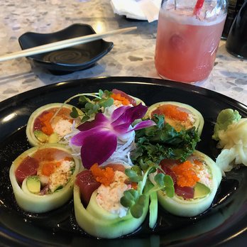 Sushi Times - Summer roll and tropical sunset. Yummy, fresh and light. - Sushi Bars Near Me - Riverside, California Sushi Times - Summer roll and tropical sunset. Yummy, fresh and light. - Sushi Bars Near Me - Riverside, California