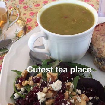 Steeped In Comfort - Lunch trio with split plea and bacon soup, berry scone and spring salad topped off with their jasmine pearl tea. Amazing food and tea. - Bakeries Near Me - Lakewood, Washington Steeped In Comfort - Lunch trio with split plea and bacon soup, berry scone and spring salad topped off with their jasmine pearl tea. Amazing food and tea. - Bakeries Near Me - Lakewood, Washington