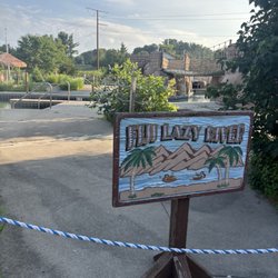 Polynesian Hotel & Waterpark Wisconsin Dells - Another water area roped off and unusable.