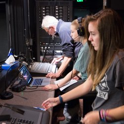 New England Youth Theatre - Students learn and then run all the technical aspects for each show.
