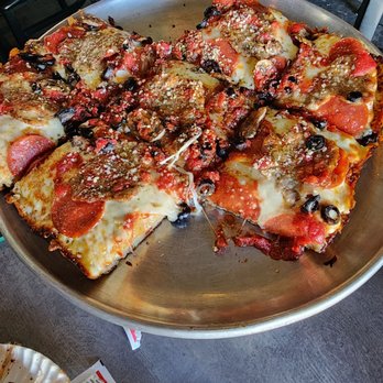 Rickety Cricket Brewing - Mustache Ride pizza at Rickety Cricket - Pizza Near Me - Kingman, Arizona