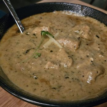The Yellow Chilli Tustin - Murgh Survedaar (green curry) chicken was even better than the Butter Chicken. Medium spice was barely noticeable. Try Hot spicy level. - Indian Near Me - Tustin, California The Yellow Chilli Tustin - Murgh Survedaar (green curry) chicken was even better than the Butter Chicken. Medium spice was barely noticeable. Try Hot spicy level. - Indian Near Me - Tustin, California