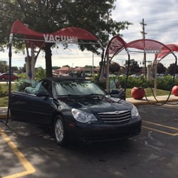 Thomas Car Wash - Maxie getting a good cleaning at Thomas!! Free vacuum with each wash. I'm a monthly member and can wash her anytime with FastPass access!