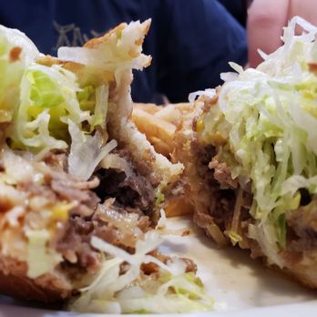 Frank & Luke’s - Steak and cheese with fries - Pizza Near Me - Gambrills, Maryland Frank & Luke’s - Steak and cheese with fries - Pizza Near Me - Gambrills, Maryland