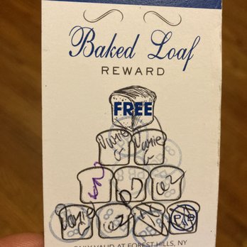 Paris Baguette - My reward card which shows we've earned a free loaf but was unable to redeem.  We feel cheated! - Coffee & Tea Near Me - Queens, New York