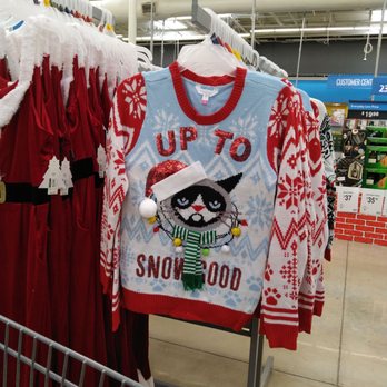 Walmart Supercenter - a christmas sweater with a santa clause on it - Department Stores Near Me - Harahan, Louisiana
