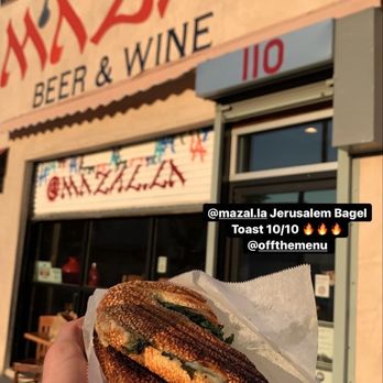 Mazal - Jerusalem Bagel Toast - Wine Bars Near Me - Los Angeles, California Mazal - Jerusalem Bagel Toast - Wine Bars Near Me - Los Angeles, California