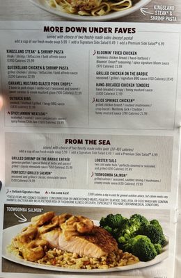 Menu photo 6 Outback Steakhouse Las Vegas, NV Menu photo 6 Outback Steakhouse Las Vegas, NV