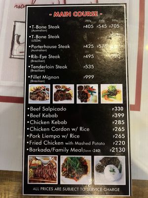 Menu photo 1 parrilla vaca Naga, CAS