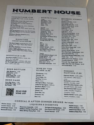 Menu photo 2 Humbert House Clarence, NY Menu photo 2 Humbert House Clarence, NY