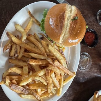 The Brass Door - Burger and fries. Delicious! - Irish Near Me - Memphis, Tennessee