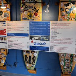 Menu options...