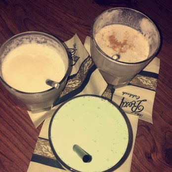 The Roxy Supper Club - Roxy. After dinner ice cream drinks: Gold Cadillac, grasshopper, brandy Alexandar - Supper Clubs Near Me - Oshkosh, Wisconsin