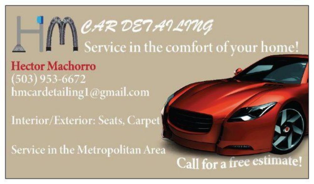 HM MOBILE CAR DETAILING Beaverton, Oregon Car Wash Phone Number