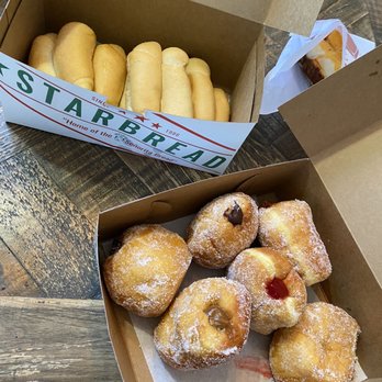 Starbread - a box of doughnuts and a box of donuts - Bakeries Near Me - Brentwood, California