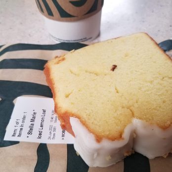 Starbucks - Starbucks Sunnyvale - Lemon Loaf ... liked it so much yesterday, I picked up another one today - Coffee & Tea Near Me - Sunnyvale, California