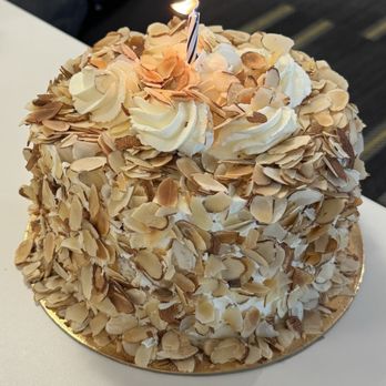 Flower Flour - 7'' burnt almond cake - Bakeries Near Me - Campbell, California Flower Flour - 7'' burnt almond cake - Bakeries Near Me - Campbell, California