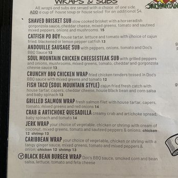 Soul Mountain Restaurant & Bar - Menu - New American Near Me - Front Royal, Virginia Soul Mountain Restaurant & Bar - Menu - New American Near Me - Front Royal, Virginia