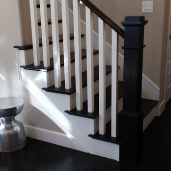 Arizona Stairs - a black and white staircase in a home - General Contractors Near Me - Phoenix, Arizona Arizona Stairs - a black and white staircase in a home - General Contractors Near Me - Phoenix, Arizona