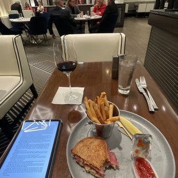 Off the Common - Reuben sandwich. Prisoner red blend. - New American Near Me - Boston, Massachusetts