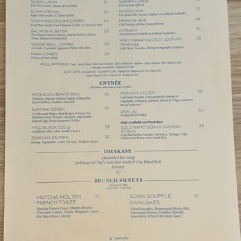 Momoya SoHo - Sushi, entrees, and brunch menu - Sushi Bars Near Me - New York, New York Momoya SoHo - Sushi, entrees, and brunch menu - Sushi Bars Near Me - New York, New York