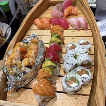 Umi Sushi & Sake - SUSHI BOAT B - Japanese Near Me - Bakersfield, California Umi Sushi & Sake - SUSHI BOAT B - Japanese Near Me - Bakersfield, California