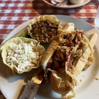 Red's Old 395 Grill - Pulled Pork, beans and coleslaw. - New American Near Me - Carson City, Nevada Red's Old 395 Grill - Pulled Pork, beans and coleslaw. - New American Near Me - Carson City, Nevada