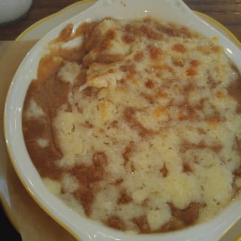 Superica - They put the beans in these large ramekins, place cheese on top and toast them. - Tex-Mex Near Me - Atlanta, Georgia Superica - They put the beans in these large ramekins, place cheese on top and toast them. - Tex-Mex Near Me - Atlanta, Georgia