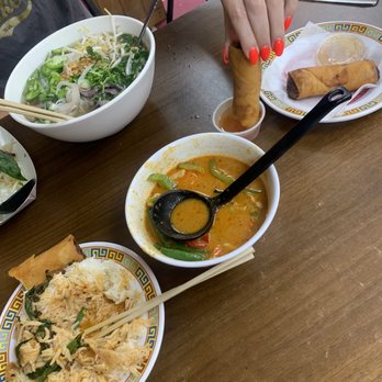 Hot-N-Spicy - Red curry, egg roll and pho - Laotian Near Me - Madison, Wisconsin