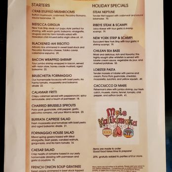 Formaggio Grill - Holiday Menu - Seafood Near Me - Kailua, Hawaii Formaggio Grill - Holiday Menu - Seafood Near Me - Kailua, Hawaii