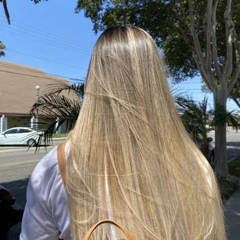 PaulDavid Salon - brunette virgin hair to blonde - Hair Salons Near Me - Orange, California PaulDavid Salon - brunette virgin hair to blonde - Hair Salons Near Me - Orange, California