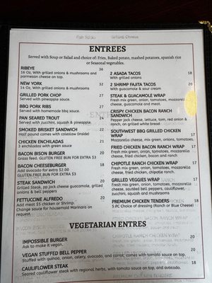 Menu photo 2 Rock Reef Cafe Torrey, UT
