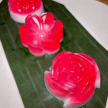 Zabb PuTawn - Pandan coconut jelly - Thai Near Me - New York, New York