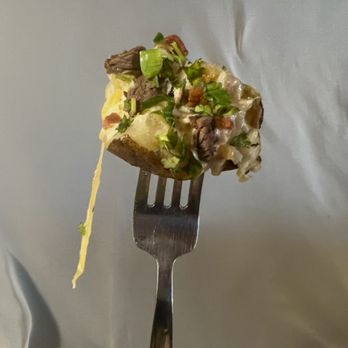 Papa Loca - Delicious bite of our steak papa - Mexican Near Me - Grants Pass, Oregon