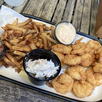 North Beach Bar and Grill - Fried Shrimp Basket - Seafood Near Me - Tybee Island, Georgia