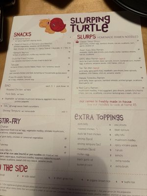 Menu photo 1 Slurping Turtle Columbus, OH Menu photo 1 Slurping Turtle Columbus, OH