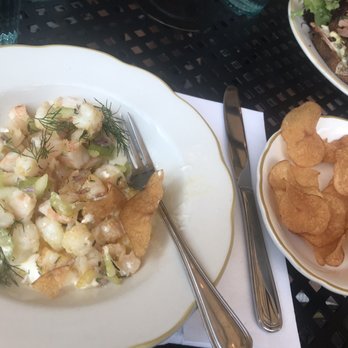The Essential - Shrimp salad and chips. - Bars Near Me - Birmingham, Alabama The Essential - Shrimp salad and chips. - Bars Near Me - Birmingham, Alabama