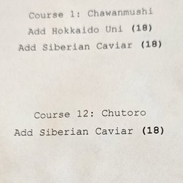 Supplement Menu 2026