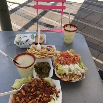 Rent A Chef - Lettuce wraps, the $5burger, nachos liner, fries and cucumber lemonade- yum! - Middle Eastern Near Me - El Paso, Texas