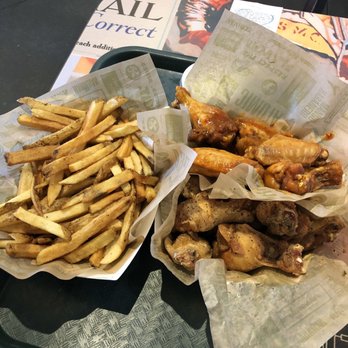 Wingstop - Fries + mango habanero/lemon pepper wings - Chicken Wings Near Me - Garden Grove, California Wingstop - Fries + mango habanero/lemon pepper wings - Chicken Wings Near Me - Garden Grove, California