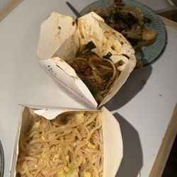 Mongolian Beef and Rice Noodle