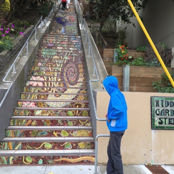 Hidden Garden Steps - Public Art Near Me - San Francisco, California Hidden Garden Steps - Public Art Near Me - San Francisco, California