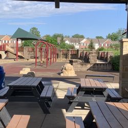Picnic tables