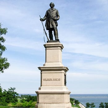 Juneau Park - Solomon Juneau, namesake of the park and one of the three founders of Milwaukee - Parks Near Me - Milwaukee, Wisconsin