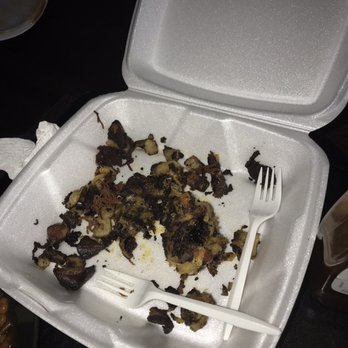 Smoking Jay's BBQ - DISGUSTING BURNT INEDIBLE "Jay's Potatoes" - this was what we got for a large side. Literally laughing. - American Near Me - Omaha, Nebraska Smoking Jay's BBQ - DISGUSTING BURNT INEDIBLE "Jay's Potatoes" - this was what we got for a large side. Literally laughing. - American Near Me - Omaha, Nebraska