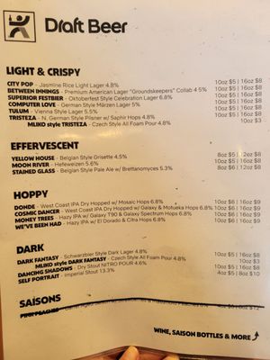 Menu photo 5 Homage Brewing Los Angeles, CA