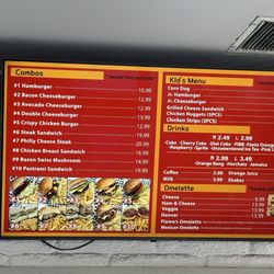 Flame's - Menu 3/2026