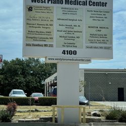 Cosmetic Surgery Associates of Texas - Outdoor sign along 15th Street in Plano